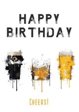 Beer Birthday card created by Designs by Elena