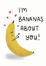 bananas About Valentines Day Card 20941 created by Hayley Warhurst Design