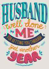 Husband Well Valentines Day Card 20240 created by Dan McFadden