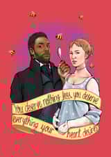 bridgerton Duchess Valentines Day Card 11310 created by Happy Rose