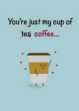 cup coffee Valentines Day Card 41856 created by Andy Bailey