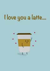 coffee pun Valentines Day Card 41857 created by Andy Bailey