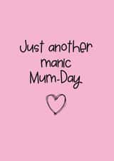 Quirky mother's day or mum's birthday card created by Jemma Louise UK