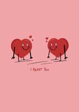 hearts love Valentines Day Card 19766 created by Hayley