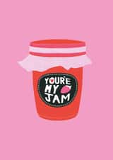contemporary jam Valentines Day Card 21424 created by The Blue Castle Co