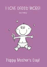 love daddy Mothers Day Card 20906 created by Dionne Turnbull