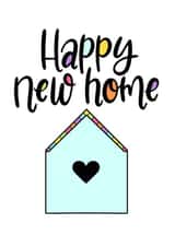 Cute House Of Love New Home Card - Happy New Home created by Mia Loves Letters