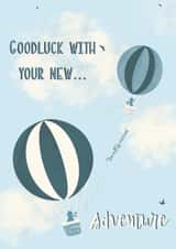 Missing you  Fly high Leaving Card 20910 created by Rea Velasquez