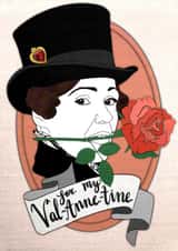 Gentleman Jack Anne Lister Valentines Day Card 42013 created by Kate Holderness