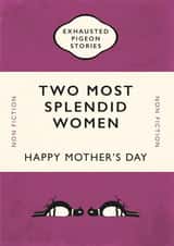 Mum Two Mums Mothers Day Card 44128 created by Yay Days