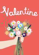 pretty flowers Valentines Day Card 21357 created by Francesca Iannaccone