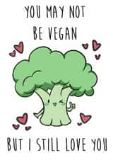 cute broccoli Valentines Day Card 21297 created by So Fresh