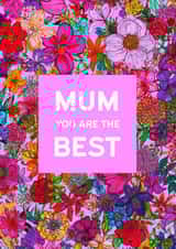 mum the best Mothers Day Card 46310 created by Marcella Wylie