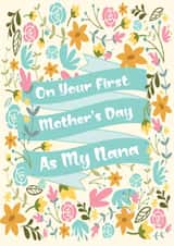 Cute Mothers Day - Nanna - On Your First Mother's Day As My Nanna created by PMPrinted