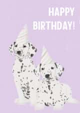 Dog Dalmatian Birthday Card 44751 created by LoveNStuff