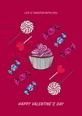 life sweeter Valentines Day Card 45579 created by Bex Create