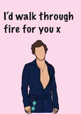 harry styles walk Valentines Day Card 21418 created by SCHE BY MIMI