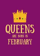 February Queen Birthday Card 45334 created by SJdesigns