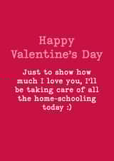 i love you care Valentines Day Card 38771 created by cardbored