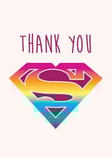 Thanks! You're my hero. Superhero card created by Kritter Design