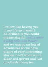 friendship heartfelt Love & Friendship Card 21373 created by The Right Lines