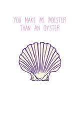 rhyme oyster Valentines Day Card 47146 created by Beauty Queen Cards