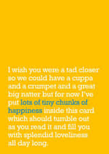 friendship card miss you Send A Smile Card 21382 created by The Right Lines