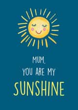 Mum you are my sunshine created by Sally Darby Illustration