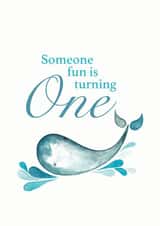 whale somone Birthday Card 19063 created by Taryn Grant