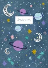 well done out of this world Thank You Card 21442 created by Printed Picnic