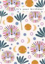 birthday lion birthday card Birthday Card 21449 created by Printed Picnic