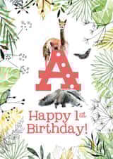 a 1st Birthday Card 21433 created by Kate Moby