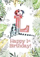 L ladybird Birthday Card 21437 created by Kate Moby