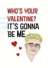justin timberlake nsync Valentines Day Card 39367 created by CatherineCritchley.