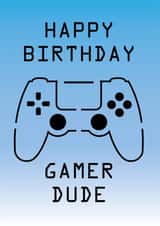 console controller Birthday Card 32032 created by Fantastical Cards