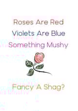 roses are red violets are blue Valentines Day Card 47149 created by Beauty Queen Cards