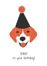 beagle dog Birthday Card 47237 created by Piglet & Porge