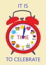 time alarm Birthday Card 46404 created by Kamila C.