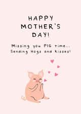 missing you miss you Mothers Day Card 19533 created by Fifi Designs