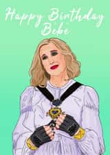 schitts creek moira rose Birthday Card 18668 created by The Queer Store