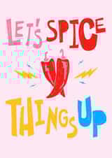 spice pun Valentines Day Card 21214 created by Claire Makes Things
