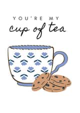 you're my cup of tea tea Valentines Day Card 21510 created by Kelly Martin