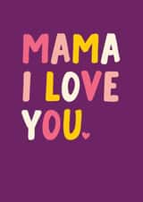 mama love Mothers Day Card 45769 created by Pin & Paper