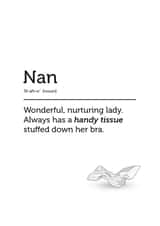 Nan Nanny Birthday Card 11822 created by Evie Garnett Designs