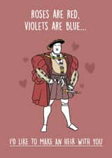 roses are red violets are blue Valentines Day Card 41783 created by Corah  Norton