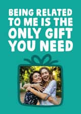 Personalised Birthday Photo Card created by Studio Doodles - being related Birthday Personalised Photo Card 13313