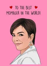 kris jenner kardashian Mothers Day Card 45900 created by Poppy & Mabel 