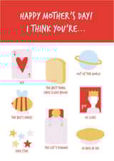 mother mum Mothers Day Card 32241 created by Jemima de Viell