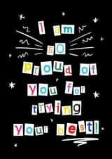 Child Encouragement Congratulations Card 15484 created by The Decaffeinated Squirrel