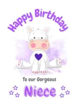 niece cute Birthday Card 21302 created by Rachel Elizabeth Designs